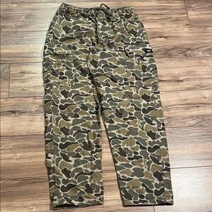 Vans Men's Green Camouflage Cargo Pants